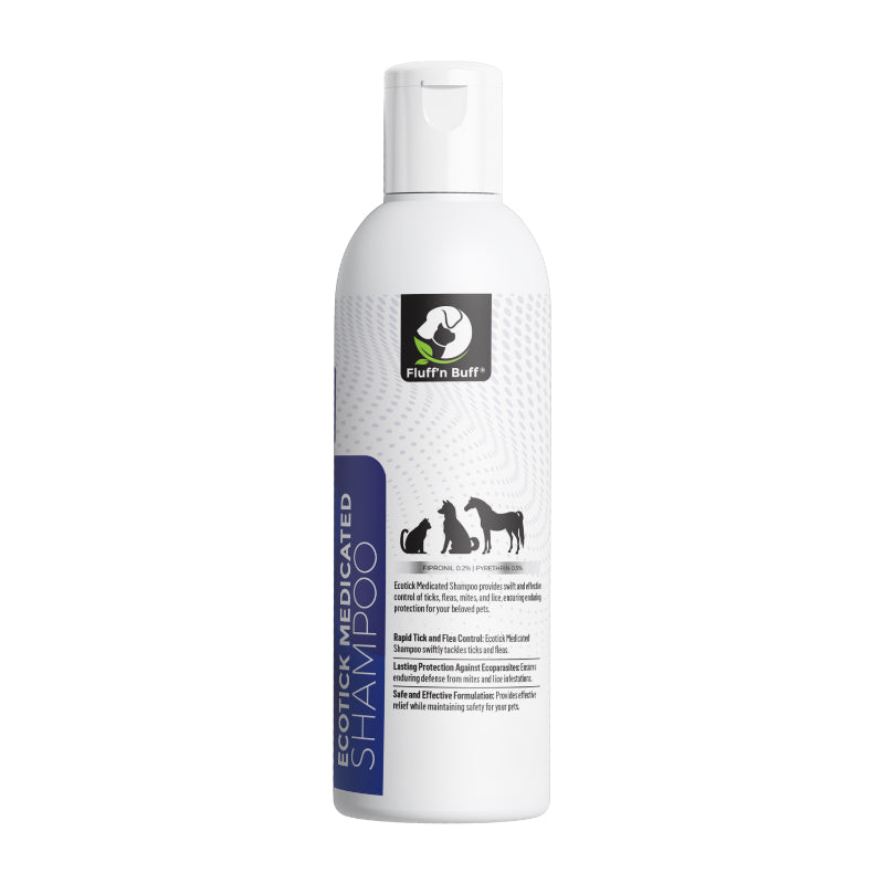 Fluff n Buff Medicated Ecotick Shampoo For Cats & Dogs