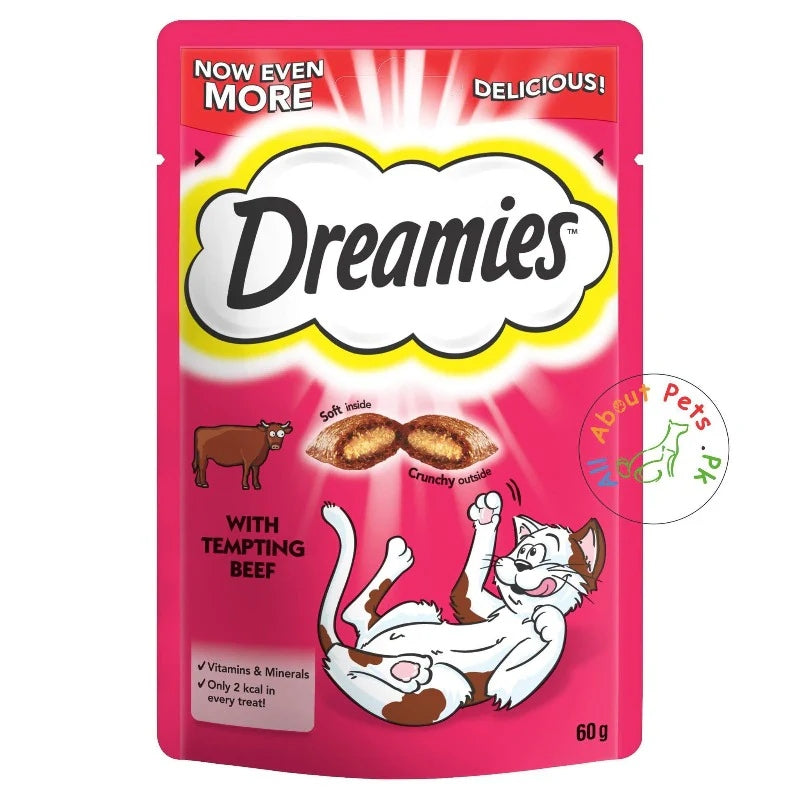 Dreamies Cat Treat Tempting Beef