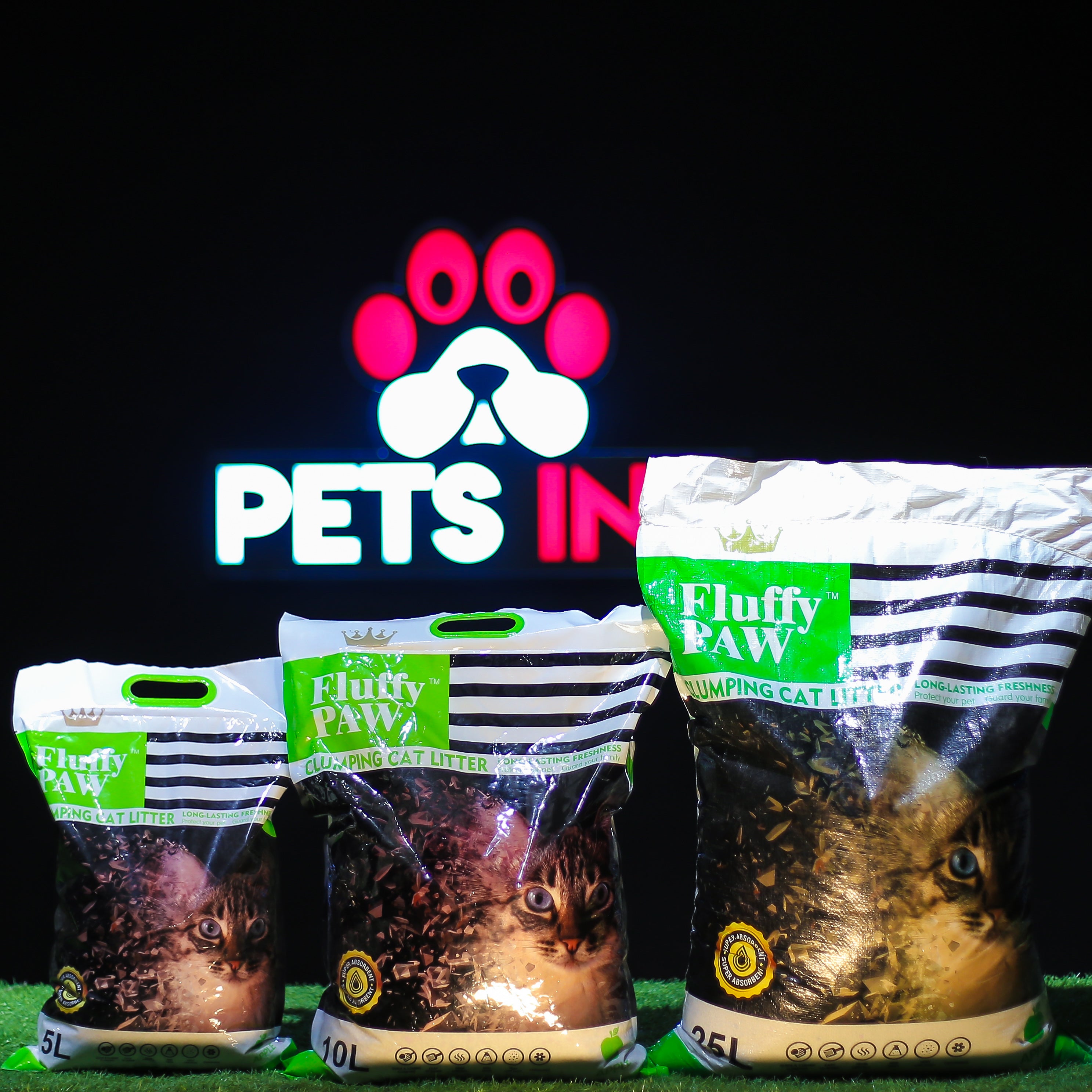 Fluffy Paw Bentonite Cat Litter Apple