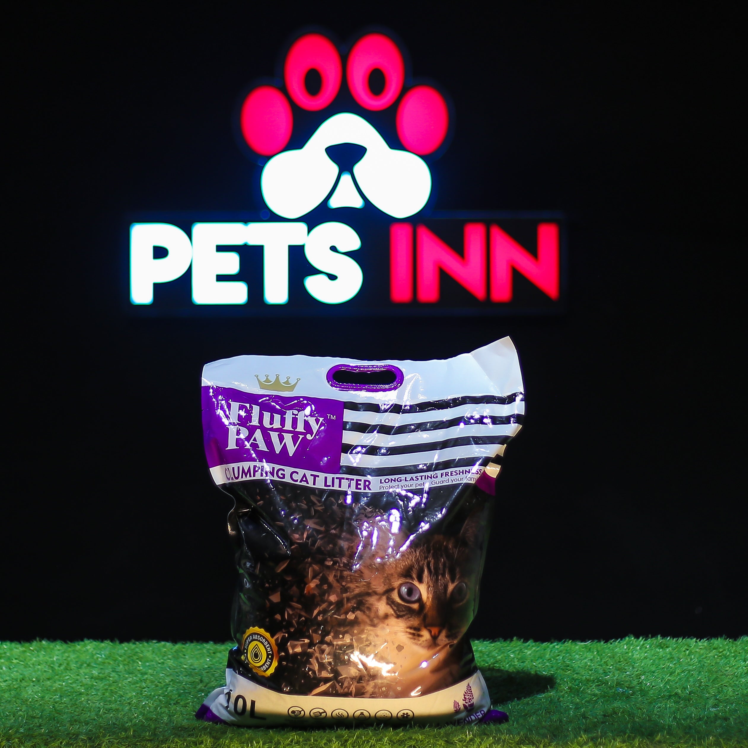 Fluffy Paw Bentonite Cat Litter Lavender