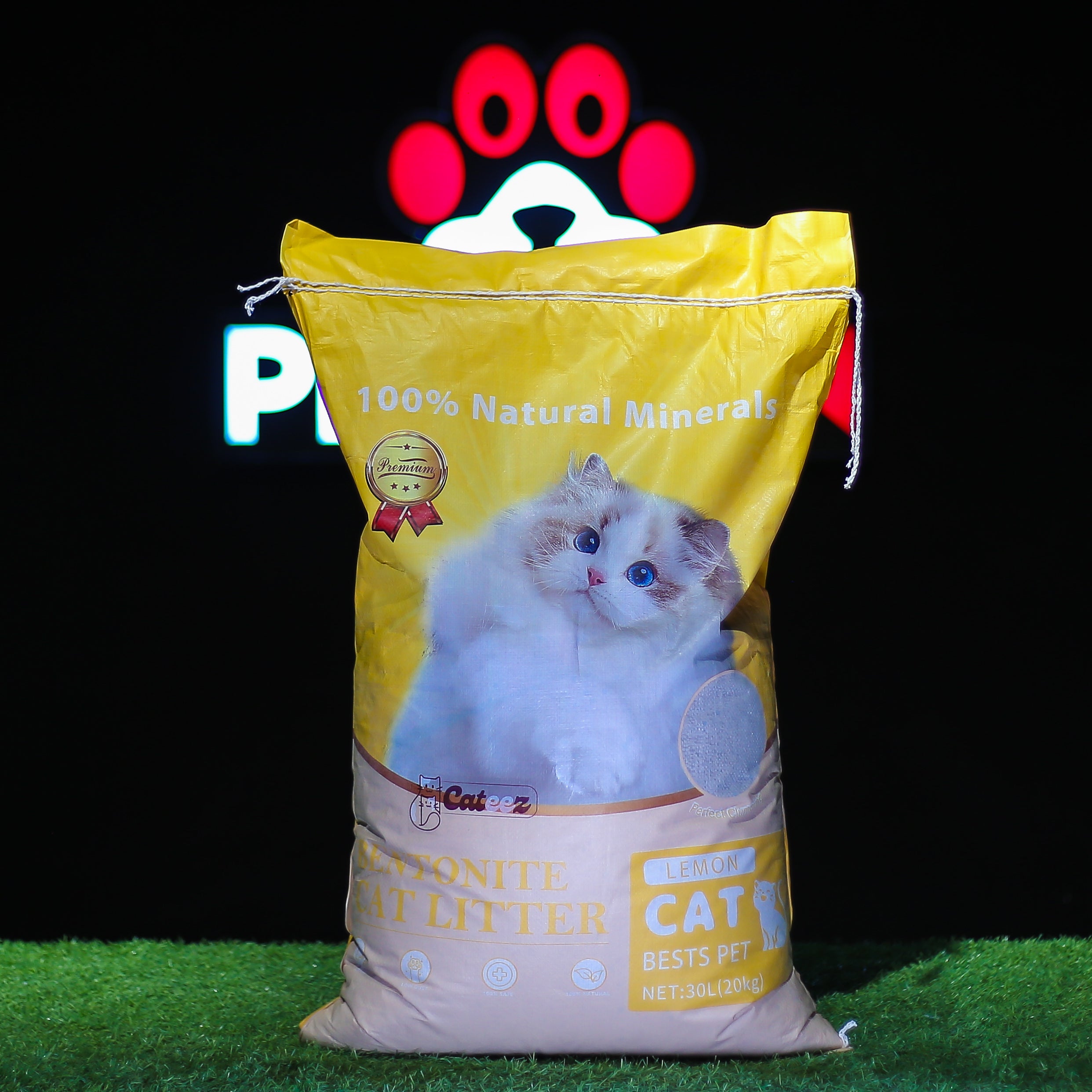 Cateez Cat Litter – High‑Quality Bentonite Lemon