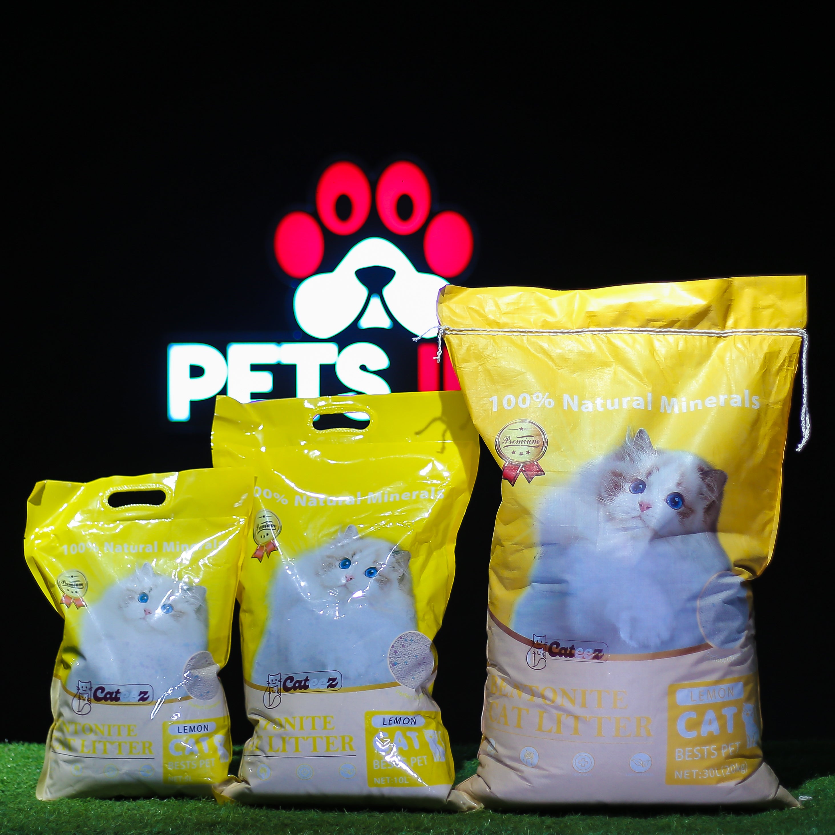 Cateez Cat Litter – High‑Quality Bentonite Lemon