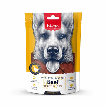 Wanpy Dog Treat Beef Jerky Slices
