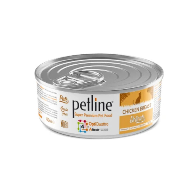 Petline Tin Adult Chicken Pate (grain-free) 80g