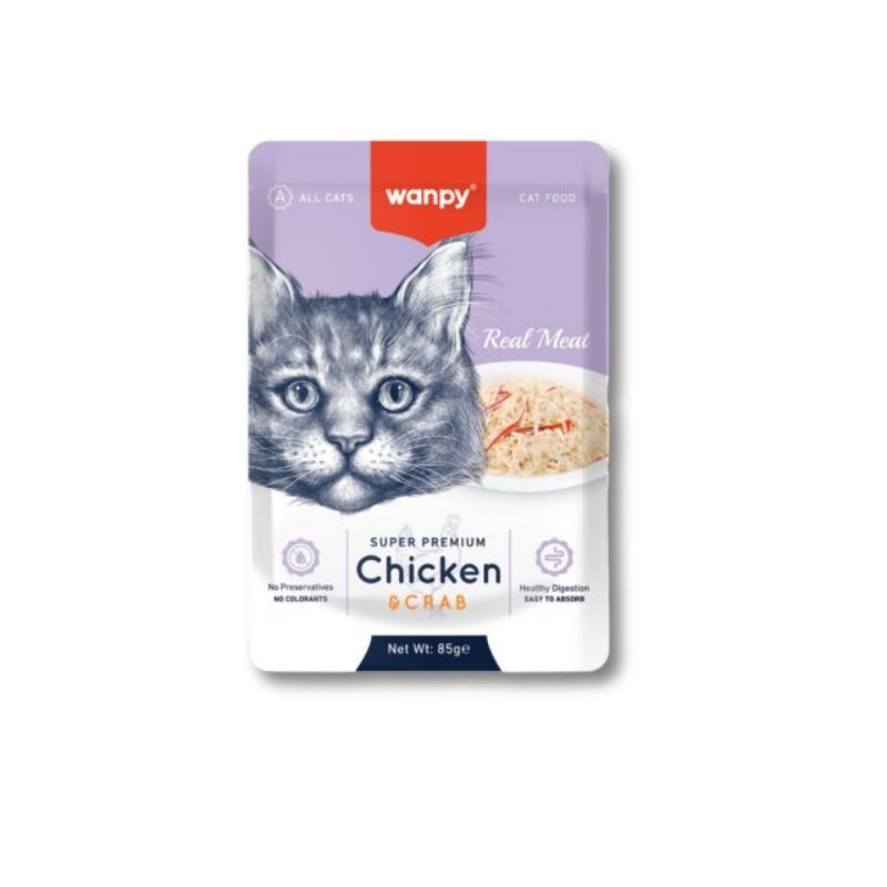Wanpy Cat Jelly Chicken and Crab