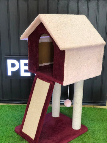 Cat Hut Scratching Post