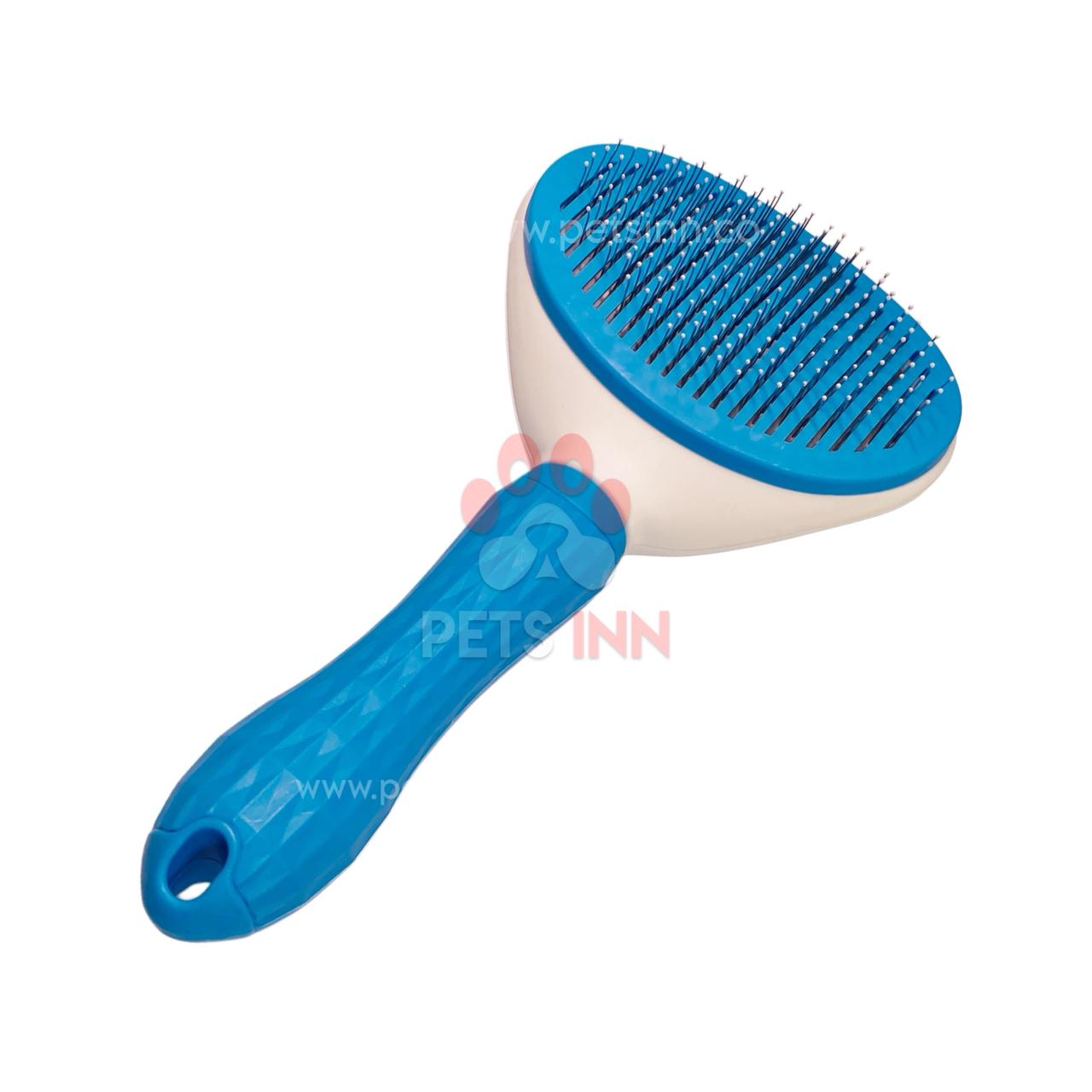 Push Button Brush In Oval Shape