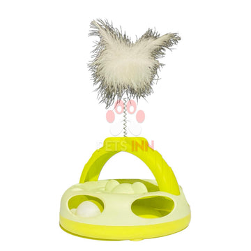 Leaf Track Toy With Feather