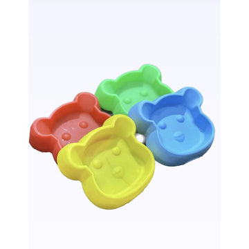 Plastic Bowl In Monkey Face for Cats & Dogs